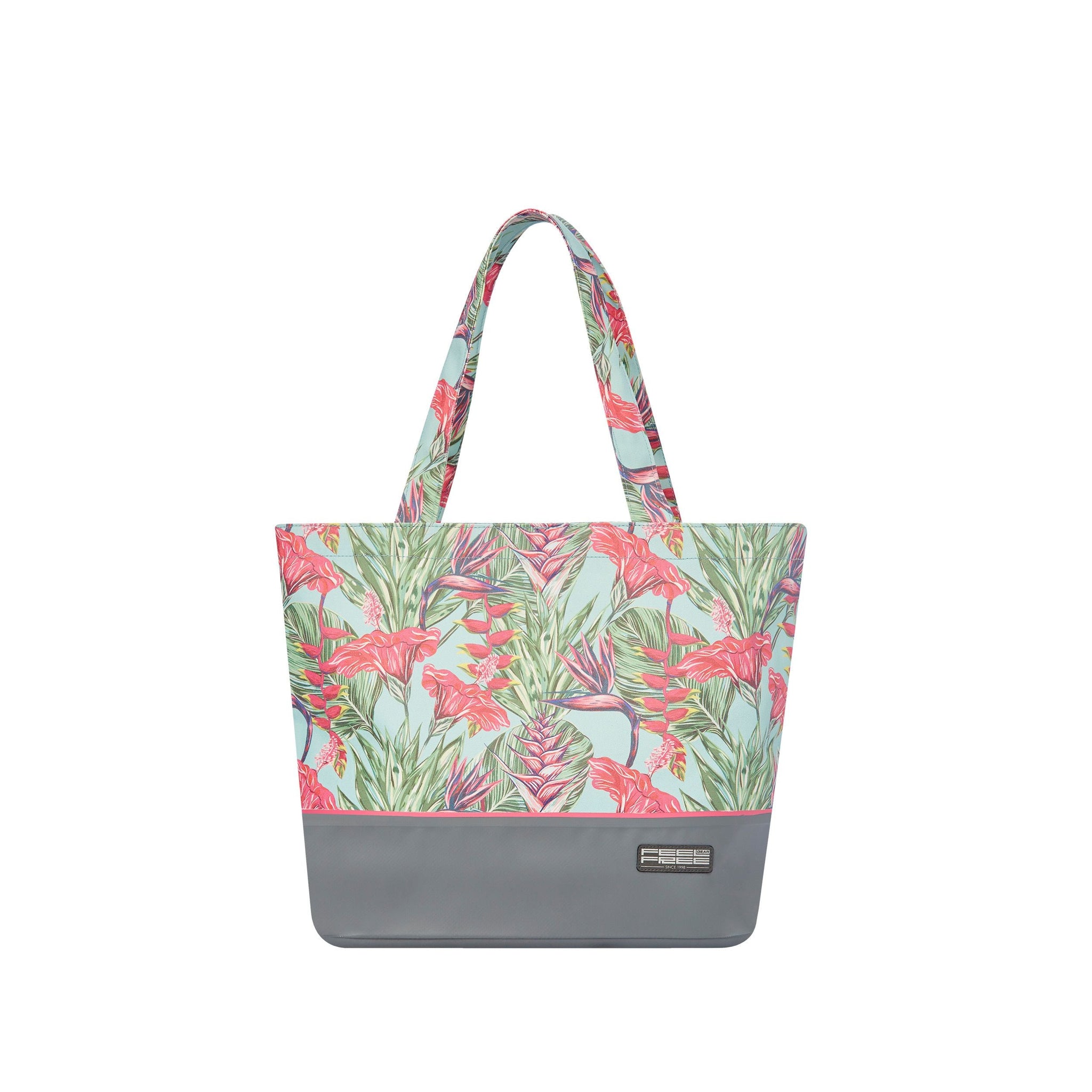 Tropical Waterproof Beach Tote and Canvas Bag